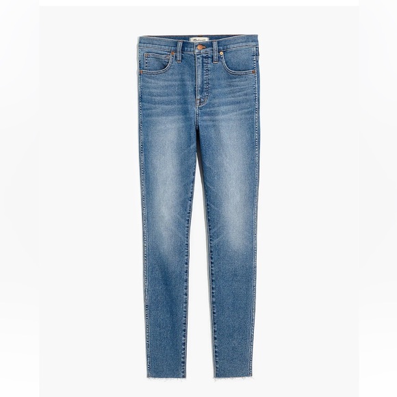 Madewell High Rise Skinny Raw Edge Edition - Picture 3 of 13